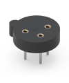 Transistor sockets 3 Position 5.08mm Gold Plated