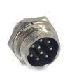 9 Pins Male circular connector 16mm GX16