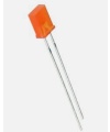 LED Rectangular Orange 2x5mm 