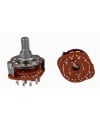 Rotary Switch 4 Pole 3 Position ALPHA SR2511F 17mm