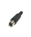 RCA Phono Female Plug Cable Mounting Black