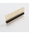 2x20 Pin 2.00mm Double Row Male Pin Header
