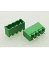 4 Pin Male Plug-In Type Terminal Block 5mm Side Close 5EHDVC
