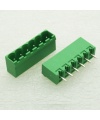 6 Pin Male Plug-In Type Terminal Block 5mm Side Close 5EHDVC