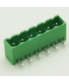 6 Pin Male Plug-In Type Vertical Terminal Block 5mm 5EHDRC