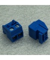 DG332 Screw Terminal Block 2 Positions 5mm Blue Color