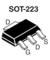 IRFL9110 IRFL9110TRPBF MOSFET P-Channel 1.2ohm 100V 1.1A SOT-223