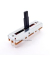 100K OHM W-Taper W100K Slide Potentiometer Center Detent PCB Mount Plastic Shaft Lever Height: 15mm