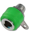 4mm Banana Female Socket Green
