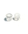 5mm LED Panel Bezel Cup Mounting White Plastic Clip