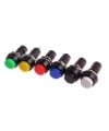 PUSH BUTTON SWITCH MOMENTARY Green Color SPST 3A 250VAC 12mm 