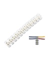 12 Way 10A 380V Barrier Screw Terminal Block Wire Connector Strip 