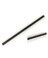 40 Pin Male 2.54mm Single Row Pin Header Break away Round Pin Gold Plated