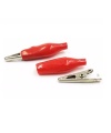 Red Alligator Test Clips Crocodile Length 28mm