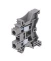 Din Rail Terminal Block 1 Poles Pitch 6.10mm Gray Color 600V 30A 