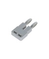 Jumpers 2 Poles for DC2.5 Din Rail Terminals Pitch 5.10mm Gray Color