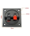 2 Way Speaker Terminal Square 56x56mm