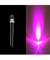 LED 3mm Pink Water Clear Super Bright