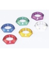 M12 Green Color Aluminum Nut For 3PDT Footswitch