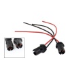T10 W5W LED Holder Black Connector with Wire Leads