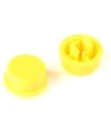 Round Tactile Push Button Cap Yellow Color 