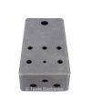 METALLIC DARK CHAMPAGNE Drilled Enclosure for PedalPCB 5 Knob Type 1