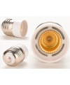 E27 To E14 Lamp LED Holder Adapter White Color Gold Plated