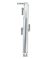 M3 Steel Screw Half Thread Cross Round Head M3x75mm