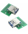 USB 3.0 Female TYPE A to DIP 2.54mm Adapter 9 Pin Connector