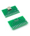 Type C USB 3.1 Female test board with PCB board 24 Pins connector