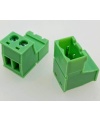 2 Pin Male Pluggable Terminal Block 5.08mm KF2EDGKR Butting Style