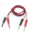 4mm banana plug to Hook Clip Cable Connector Total Length 1M