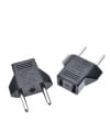 US To EU Plug Power Adapter Black color 6A 250V