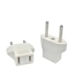 US To EU Plug Power Adapter White color 6A 250V w
