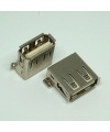 USB SMT Type A Connector 4 Pins Right Angle