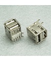 Dual Port USB Stack Type A Female Connector 2x4 Pins 