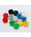 Tactile Switch Caps Green Color 5.3x10mm