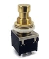 3PDT Stomp Foot / Pedal Switch Gold