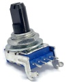 TAYDA 500K OHM Logarithmic Taper Potentiometer D Shaft PCB 11mm