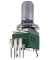 100K OHM Logarithmic Dual Taper Potentiometer Round Shaft PCB 9mm