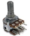 100K OHM W-TAPER W100K TONE CONTROL DUAL POTENTIOMETER