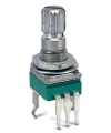 TAYDA 1M OHM Logarithmic Taper Potentiometer Spline Shaft PCB Mount 9mm