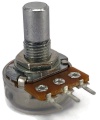 TAYDA 1M OHM Logarithmic Taper Potentiometer PCB Mount Round Shaft Dia: 6.35mm