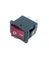 Rocker Switch ON/OFF SPST (with lamp) 6A 250VAC Panel Mount, Snap-In