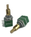 25K OHM Linear Dual Taper Potentiometer D Shaft PCB 9mm Center click