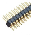2x40 Pin Male 2.54mm Double Row Pin Header Break away Round Pin Gold Plated
