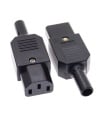 Female AC Power Plug Connector 3 Pins 10A 250V IEC320 C14