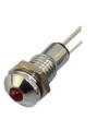 3mm LED Holder Metal Chrome
