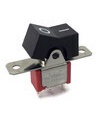 Mini Rocker Switch ON-ON SPDT Black Actuator with Marking
