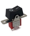Mini Rocker Switch ON-OFF-ON SPDT Black Actuator with Marking